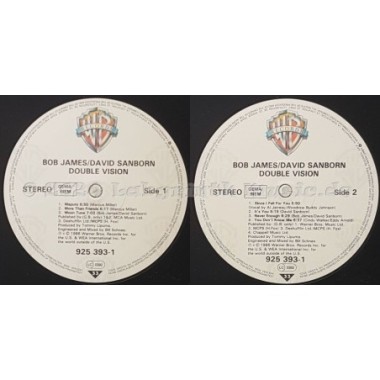 Bob James • David Sanborn - Double Vision • 12" Vinyl LP • NM - Labyrinth Music