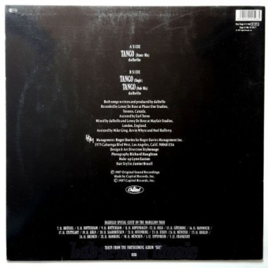 Dalbello - Tango • 12" Vinyl Maxi - Labyrinth Music