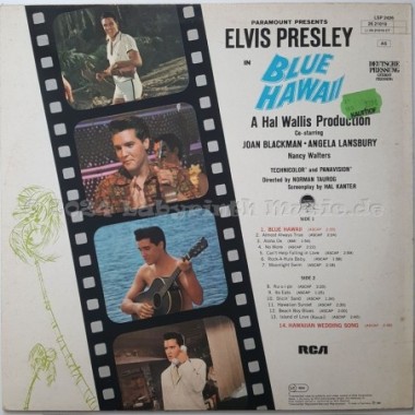 Elvis Presley - Blue Hawaii • 12" Vinyl LP • EX - Labyrinth Music