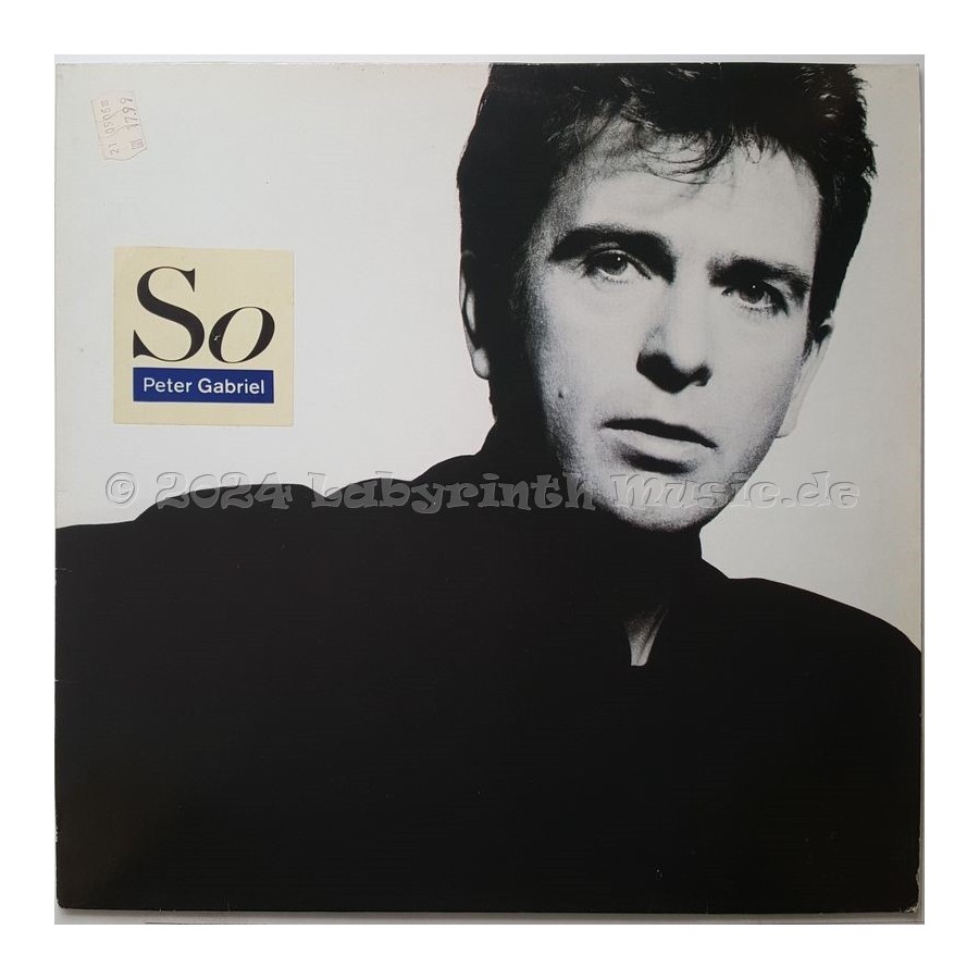 Peter Gabriel - So • 12" Vinyl LP • EX - Labyrinth Music