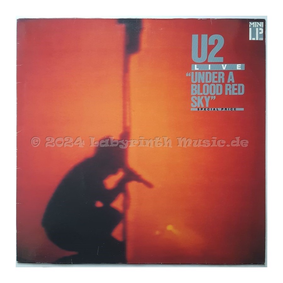 U2 - Under A Blood Red Sky • Live • 12" Vinyl LP - Labyrinth Music