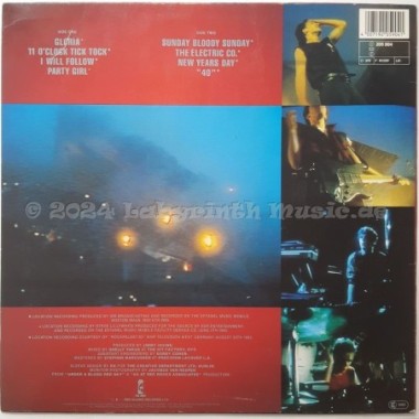 U2 - Under A Blood Red Sky • Live • 12" Vinyl LP - Labyrinth Music