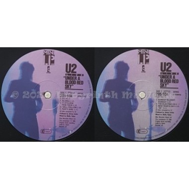 U2 - Under A Blood Red Sky • Live • 12" Vinyl LP - Labyrinth Music