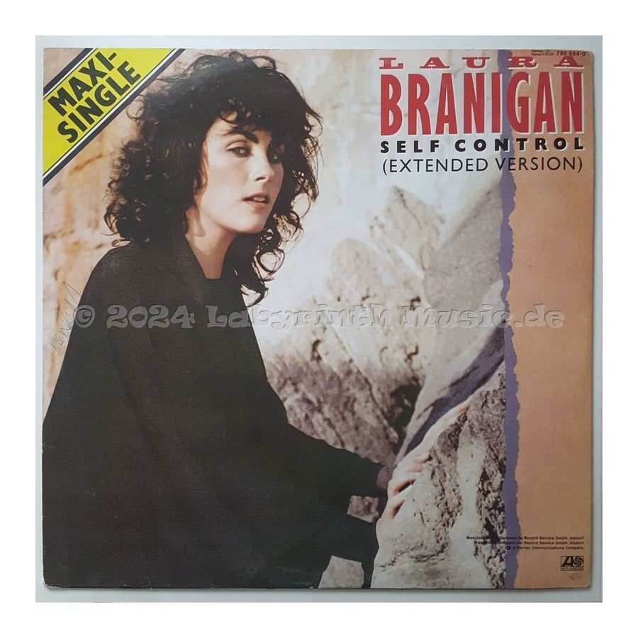Laura Branigan - Self Control • 12" Vinyl Maxi - Labyrinth Music