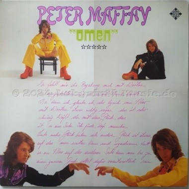 Peter Maffay - Omen • 12" Vinyl LP • EX - Labyrinth Music