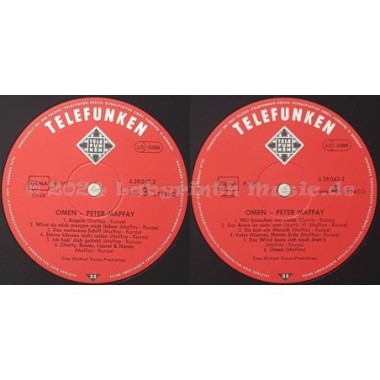 Peter Maffay - Omen • 12" Vinyl LP • EX - Labyrinth Music