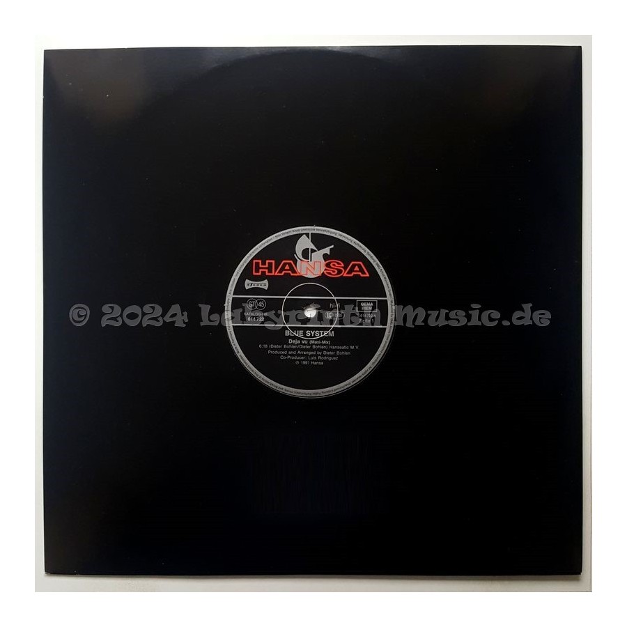Blue System - Deja Vu • 12" Vinyl Maxi - Labyrinth Music