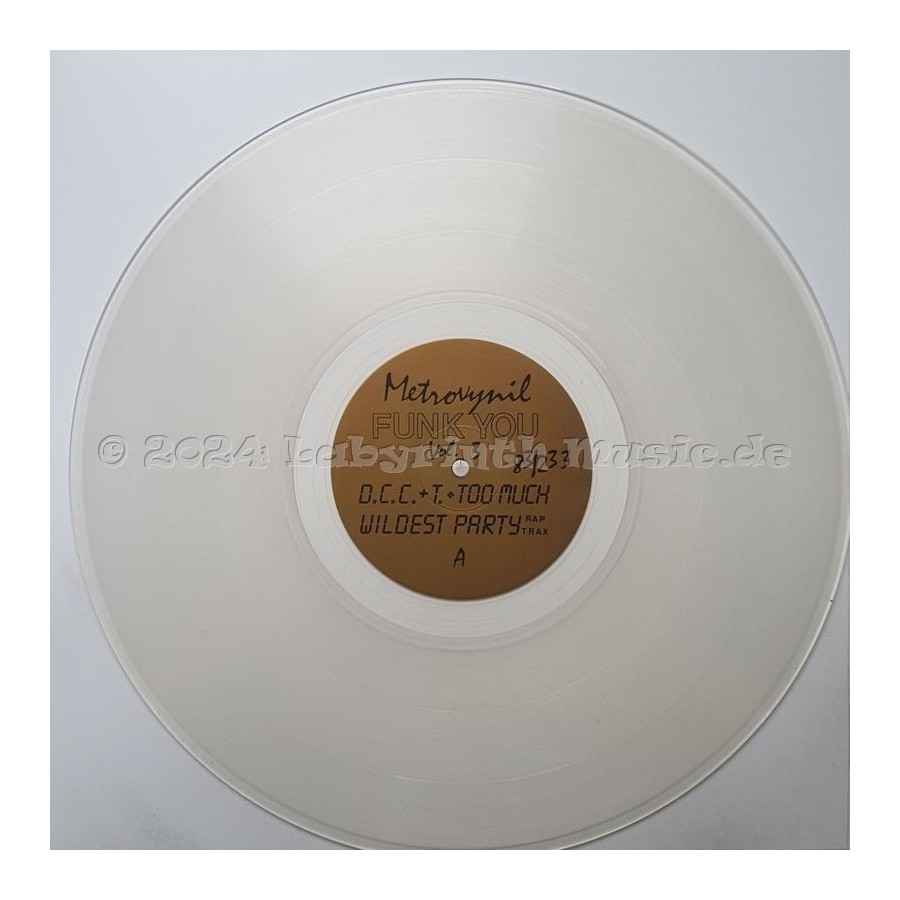 John Davis & Too Much • Superfly - Funk You Vol. 3 • 12" Vinyl Maxi - Labyrinth Music