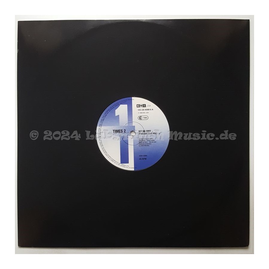 Times 2 - Set Me Free • 12" Vinyl Maxi - Labyrinth Music