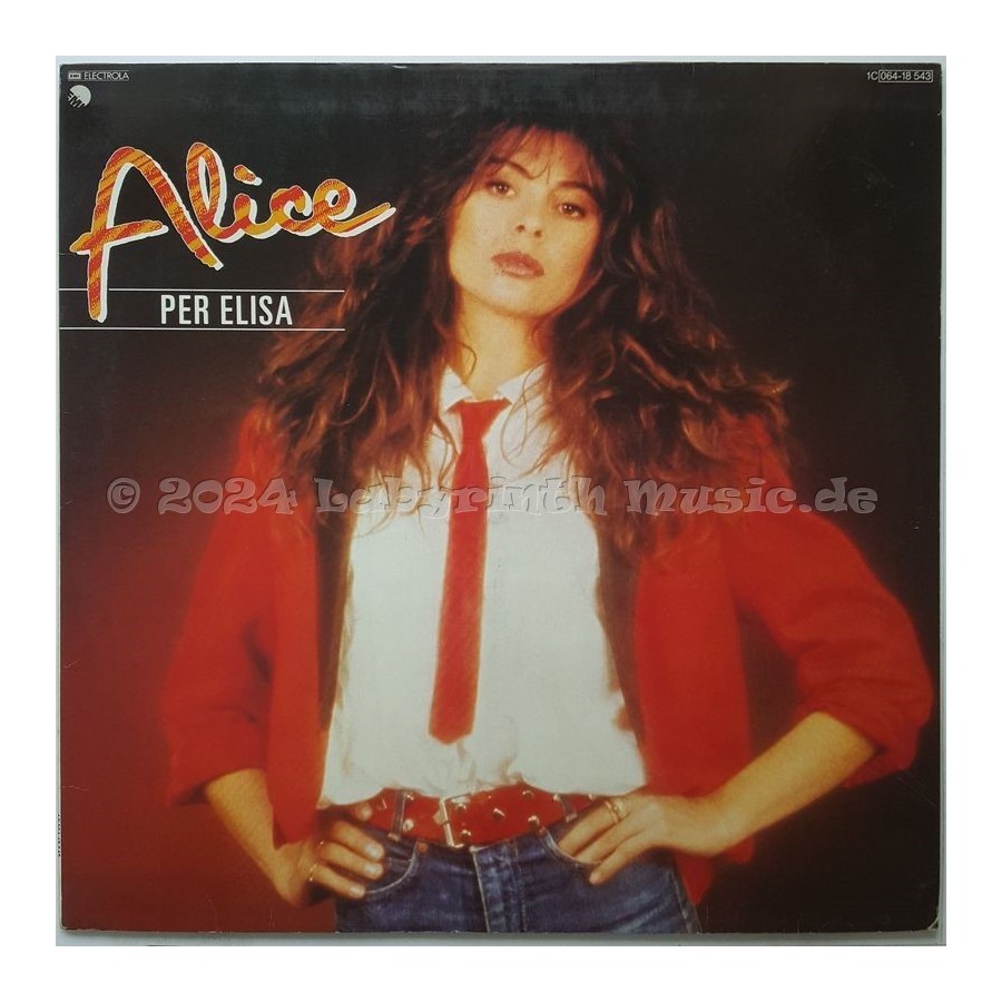 Alice - Per Elisa • 12" Vinyl LP • EX - Labyrinth Music