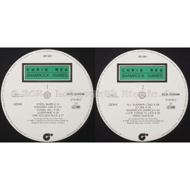 Chris Rea - Shamrock Diaries • 12" Vinyl LP - Labyrinth Music