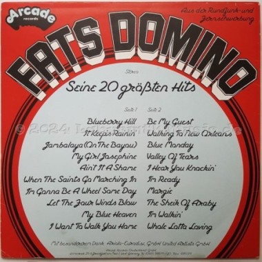 Fats Domino - Seine 20 Größten Hits • 12" Vinyl LP - Labyrinth Music