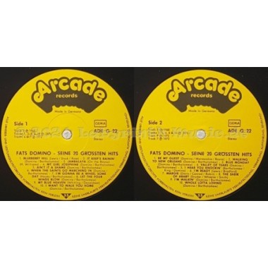 Fats Domino - Seine 20 Größten Hits • 12" Vinyl LP - Labyrinth Music