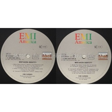 Kim Carnes - Mistaken Identity • 12" Vinyl LP - Labyrinth Music