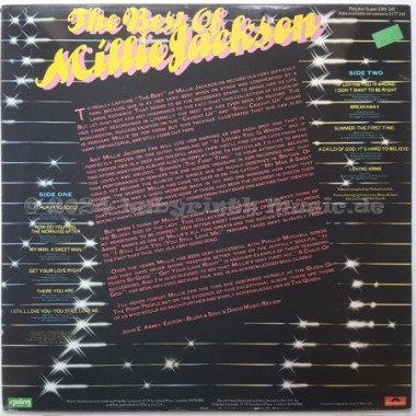 Millie Jackson - The Best Of Millie Jackson • 12" Vinyl LP • EX - Labyrinth Music
