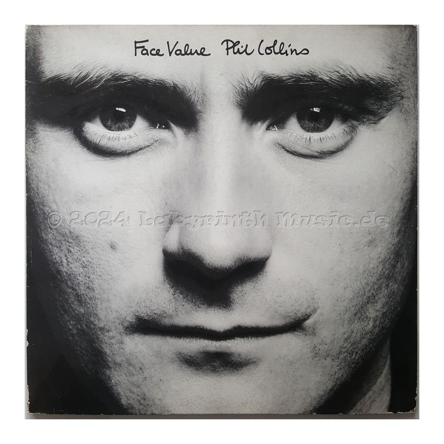 Phil Collins - Face Value • 12" Vinyl LP - Labyrinth Music
