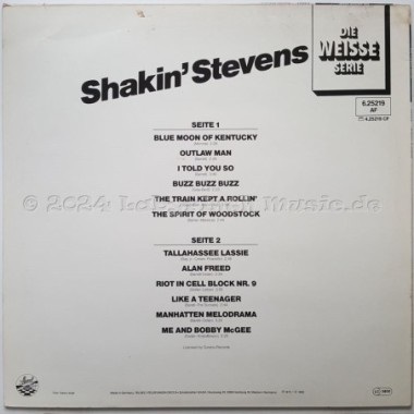 Shakin' Stevens - Shakin' Stevens • 12" Vinyl LP • EX - Labyrinth Music