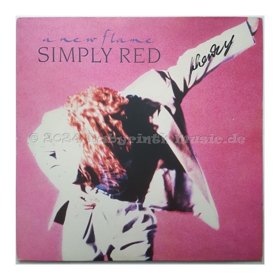 Simply Red - A New Flame • 12" Vinyl LP - Labyrinth Music