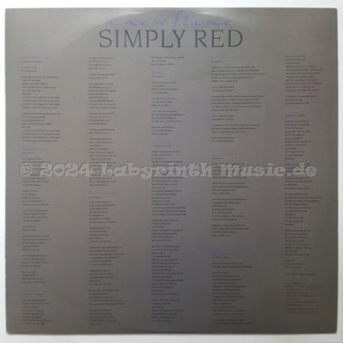 Simply Red - A New Flame • 12" Vinyl LP - Labyrinth Music