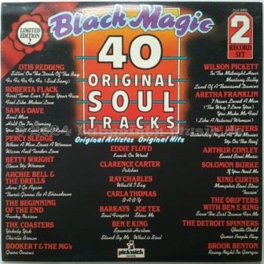Various - Black Magic • 40 Original Soul Tracks • 12" Vinyl LP - Labyrinth Music