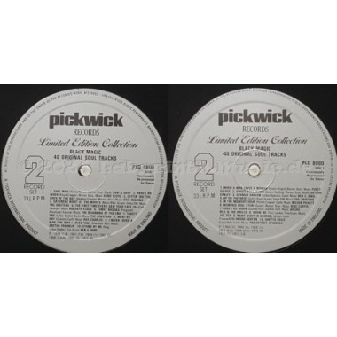 Various - Black Magic • 40 Original Soul Tracks • 12" Vinyl LP - Labyrinth Music