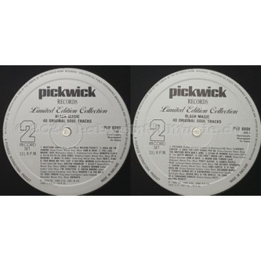 Various - Black Magic • 40 Original Soul Tracks • 12" Vinyl LP - Labyrinth Music