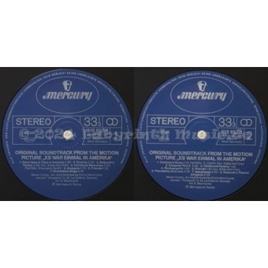 Ennio Morricone - Es War Einmal In Amerika • Original Motion Picture Soundtrack • 12" Vinyl LP - Labyrinth Music