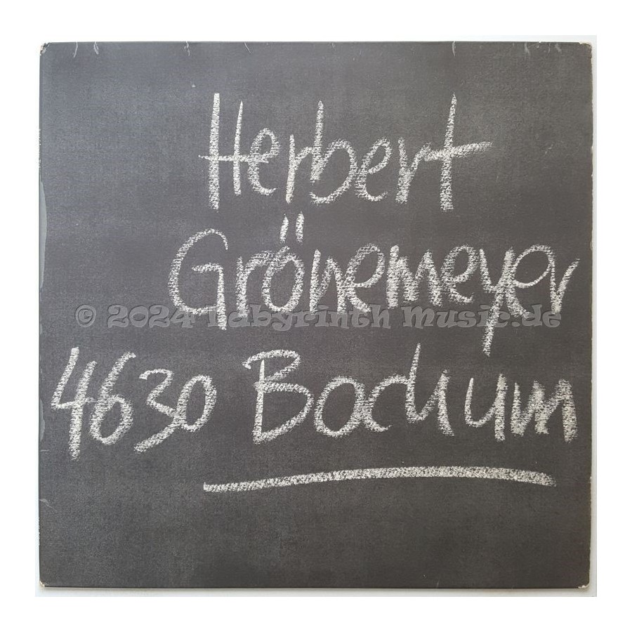Herbert Grönemeyer - 4630 Bochum • 12" Vinyl LP - Labyrinth Music