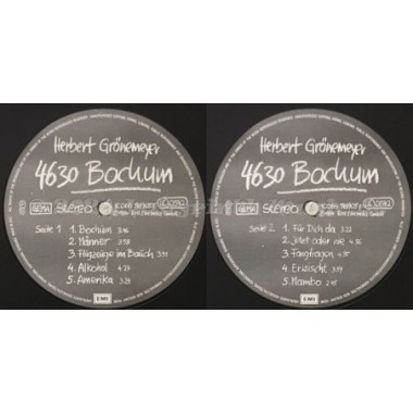 Herbert Grönemeyer - 4630 Bochum • 12" Vinyl LP - Labyrinth Music