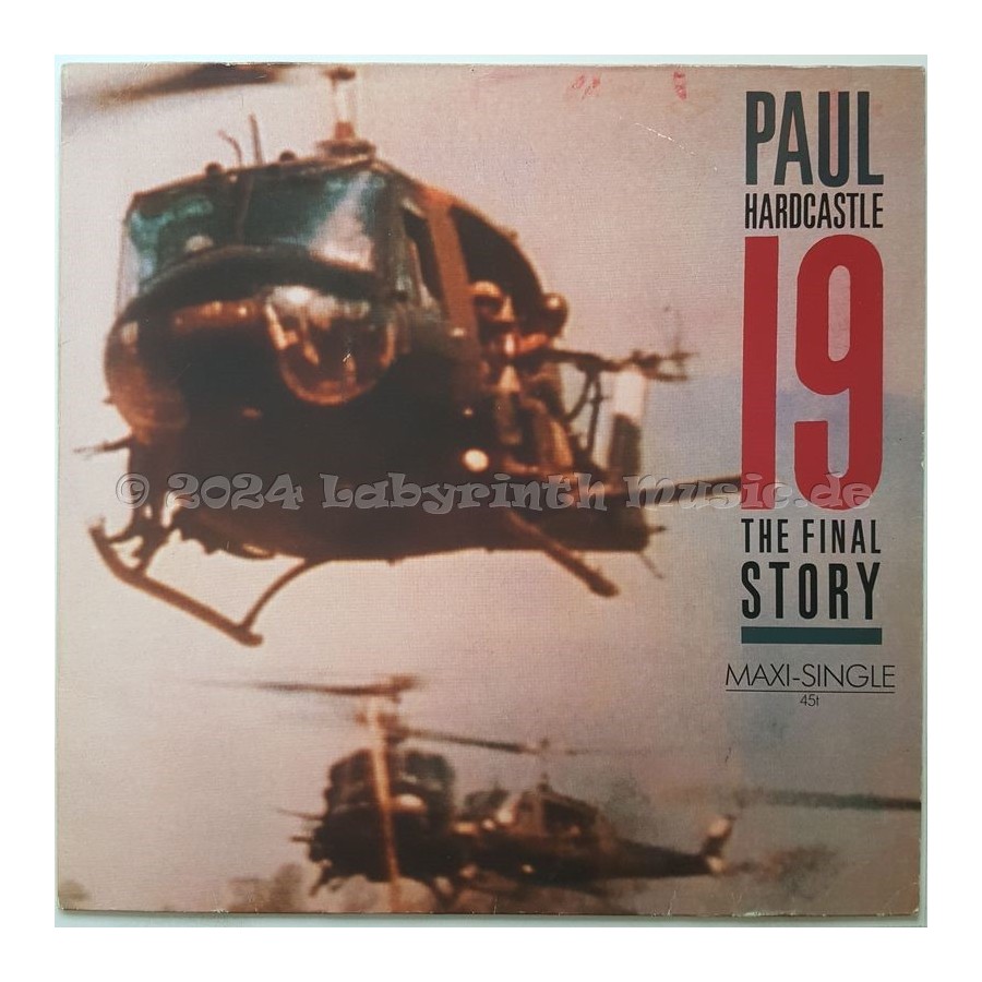 Paul Hardcastle - 19 • The Final Story • 12" Vinyl Maxi - Labyrinth Music
