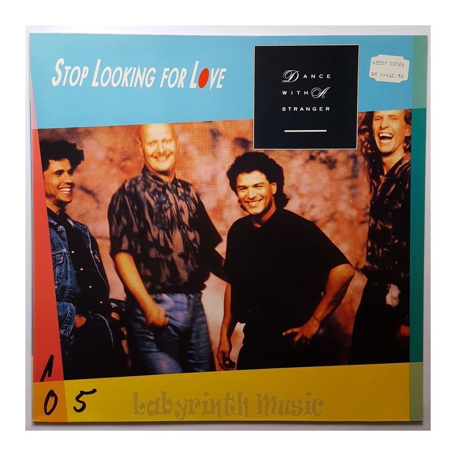 Dance With A Stranger - Stop Looking For Love • 12" Vinyl Maxi • EX - Labyrinth Music