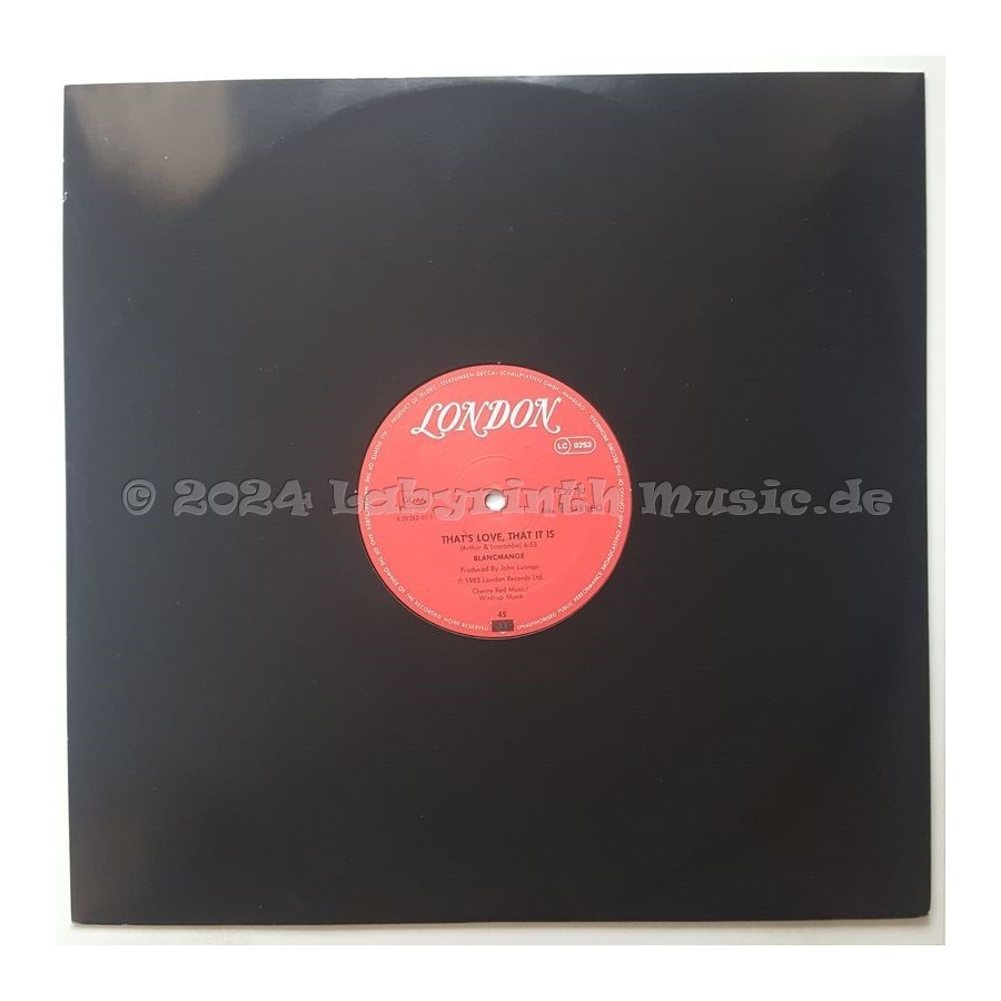 Blancmange - That's Love, That It Is • 12" Vinyl Maxi - Labyrinth Music