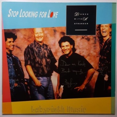 Dance With A Stranger - Stop Looking For Love • 12" Vinyl Maxi - Labyrinth Music