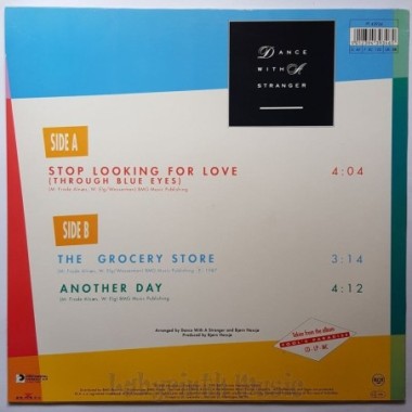 Dance With A Stranger - Stop Looking For Love • 12" Vinyl Maxi - Labyrinth Music