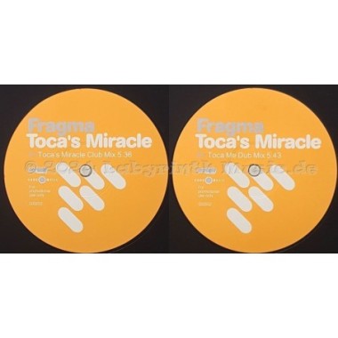 Fragma - Toca's Miracle • 12" Vinyl Maxi • EX - Labyrinth Music