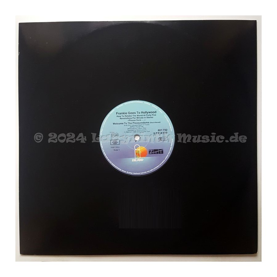 Frankie Goes To Hollywood - Welcome To The Pleasuredome • 12" Vinyl Maxi - Labyrinth Music