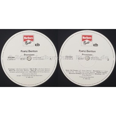 Franz Benton - Promises • 12" Vinyl LP • MINT - Labyrinth Music