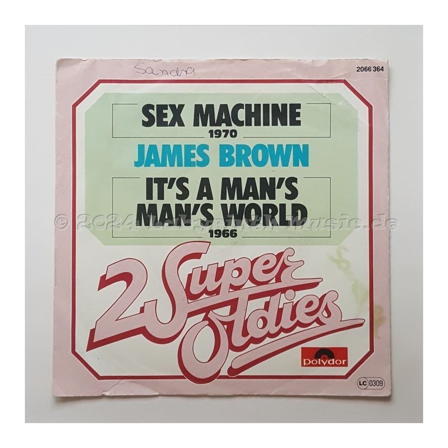 James Brown - Sex Machine • It's A Man's Man's World • 7" Vinyl • EX - Labyrinth Music