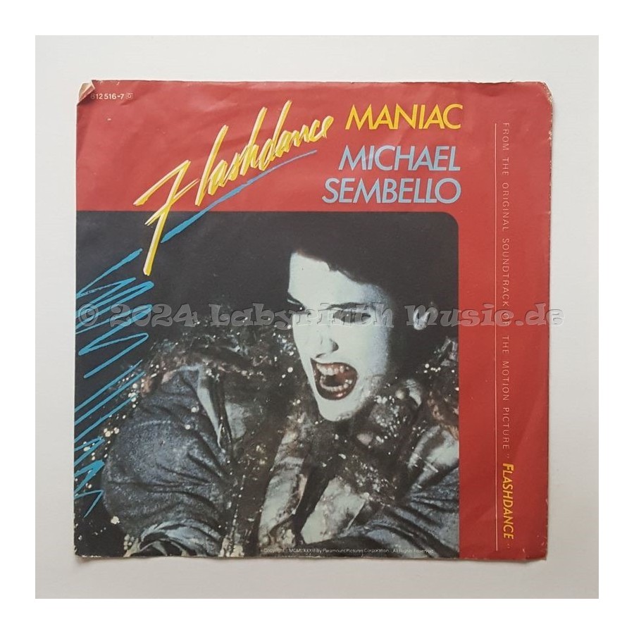 Michael Sembello - Maniac • 7" Vinyl - Labyrinth Music