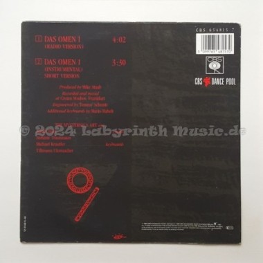 Mysterious Art - Das Omen • Teil 1 • 7" Vinyl • EX - Labyrinth Music
