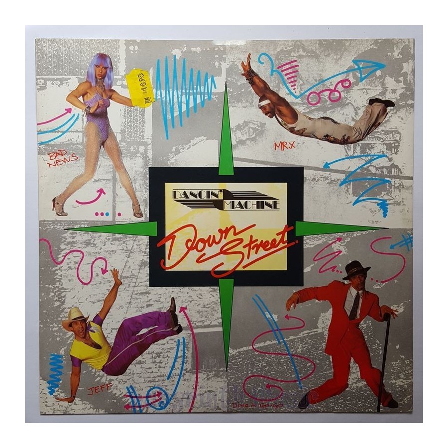 Dancin' Machine - Down Street • 12" Vinyl Maxi • NM - Labyrinth Music