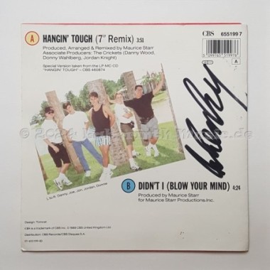 New Kids On The Block - Hangin' Tough • 7" Vinyl - Labyrinth Music