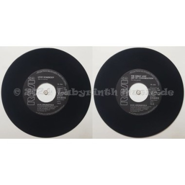 Rick Springfield - Love Somebody • 7" Vinyl • EX - Labyrinth Music