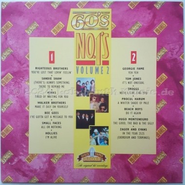 Various - 60's No.1's Volume 2 • 12" Vinyl LP • NM - Labyrinth Music