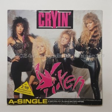 Vixen - Cryin' • 7" Vinyl • EX - Labyrinth Music