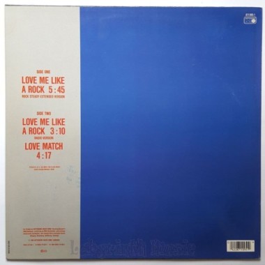 Daniel John Ohm - Love Me Like A Rock • 12" Vinyl Maxi • EX - Labyrinth Music