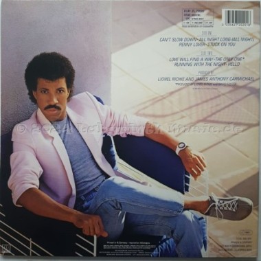 Lionel Richie - Can't Slow Down • 12" Vinyl LP • EX - Labyrinth Music