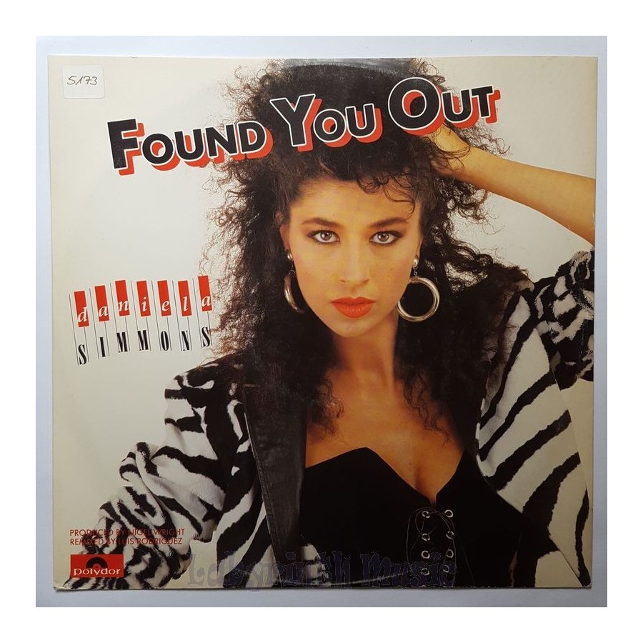 Daniela Simmons - Found You Out • 12" Vinyl Maxi - Labyrinth Music
