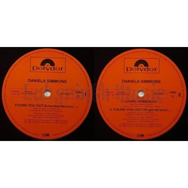 Daniela Simmons - Found You Out • 12" Vinyl Maxi - Labyrinth Music