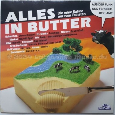 Various - Alles In Butter • Die Reine Sahne Nur Vom Feinsten • 12" Vinyl LP • EX - Labyrinth Music
